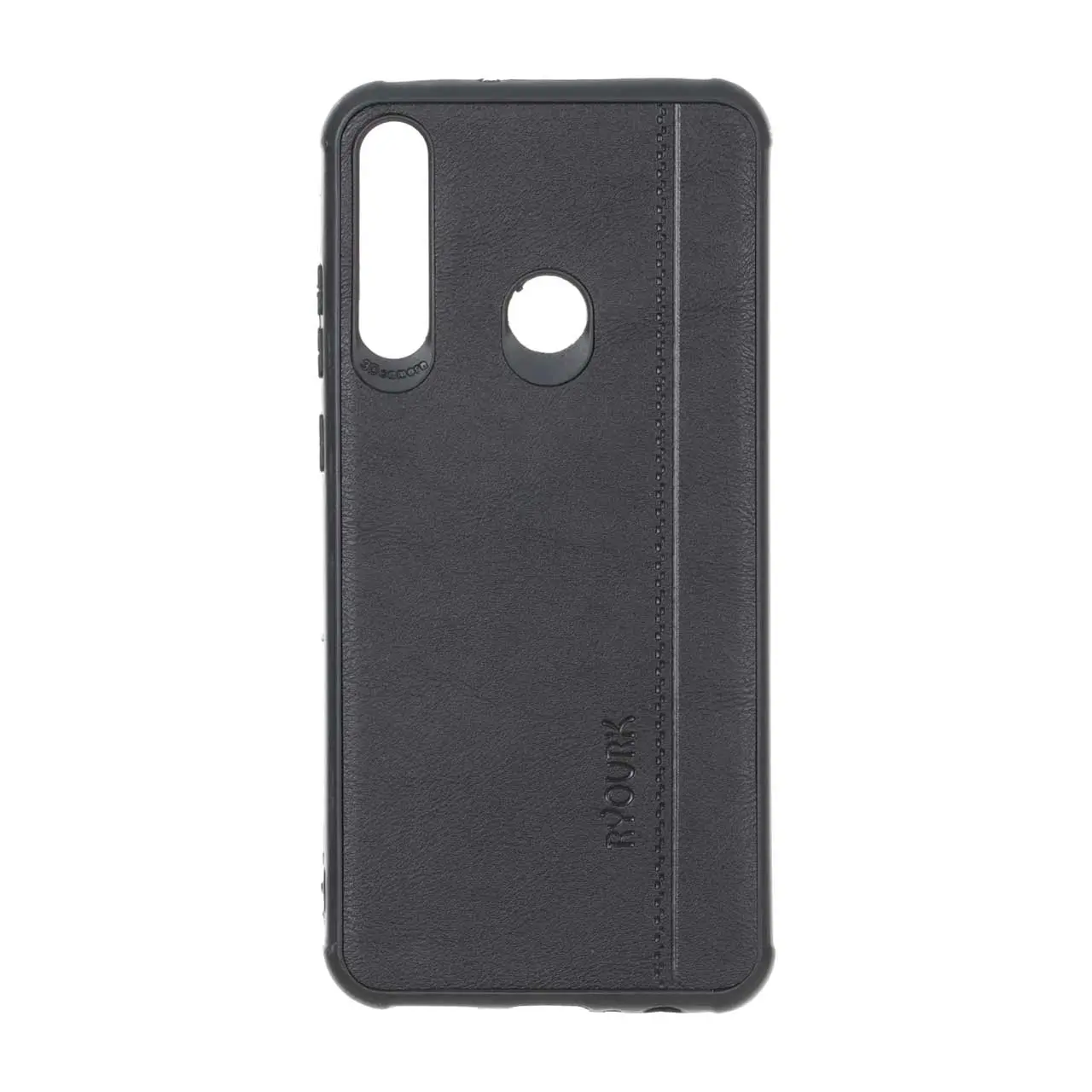 قاب طرح چرم RYOURK مدل Huawei Y6P - مشکی